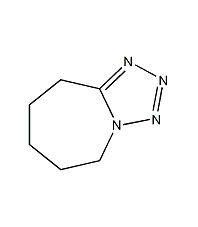 Pentylenetetrazole Structural Formula
