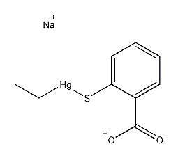 Sodium Thimerosal Structural Formula