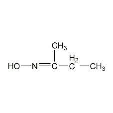 2-Butanone oxime structural formula