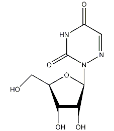 6-Azauridine Structural Formula