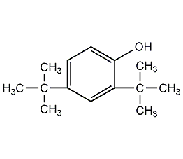 2,4-di-tert-butylphenol structural formula