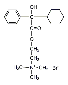 Orphenamide structural formula