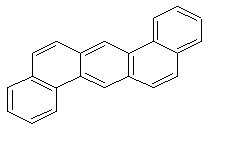 Dibenzo[a,h]anthracene structural formula