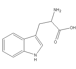 DL-Tryptophan structural formula