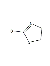 2-mercaptothiazoline structural formula