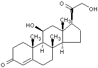 Corticosterone structural formula
