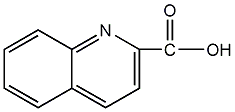 2-quinolinecarboxylic acid structural formula