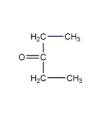 3-pentanone structural formula