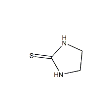 2-Imidazolidinylthione structural formula