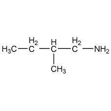 2-methylbutylamine structural formula
