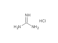 Guanidine hydrochloride structural formula