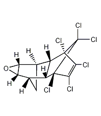 Dieldrin structural formula