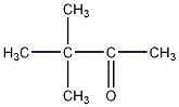 3,3-dimethyl-2-butanone structural formula