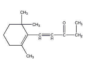β-methylionone structural formula