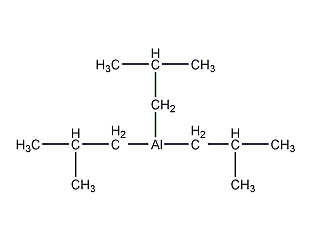 Triisobutyl aluminum structural formula