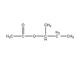 Sec-butyl acetate structural formula