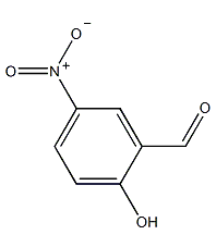 5-Nitrosalicylicaldehyde structural formula