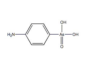 P-aminophenylarsonic acid structural formula