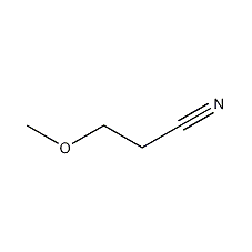 3-methoxypropionitrile structural formula