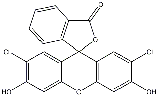 2',7'-dichlorofluorescein structural formula