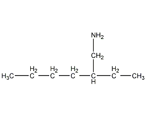 2-ethylhexylamine structural formula