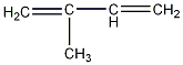 Isoprene structural formula
