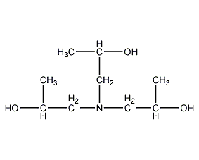 Triisopropanolamine structural formula