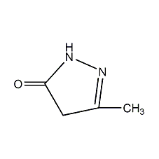 3-methyl-5-pyrazolone structural formula