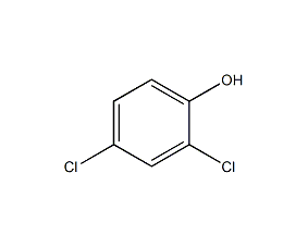 2,4-dichlorophenol structural formula