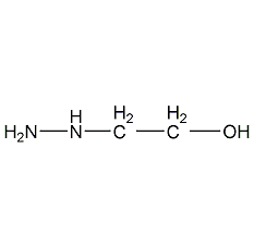 2-hydrazinoethanol structural formula