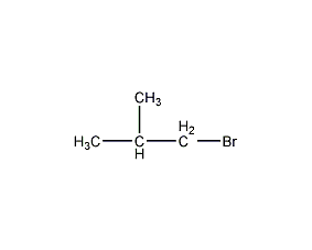 1-bromo-2-methylpropane structural formula