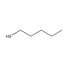 1-pentanethiol structural formula