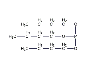 Tributyl phosphite structural formula