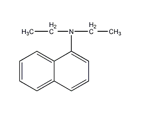 N,N-diethyl-1-naphthylamine structural formula