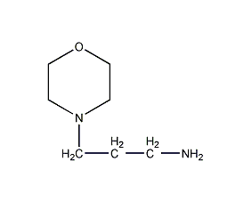 4-(3-aminopropyl)morpholine structural formula