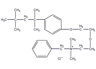 Benzethonium Chloride Structural Formula