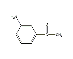 M-aminoacetophenone structural formula