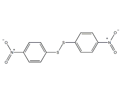 Bis(p-nitrobenzene) disulfide structural formula