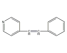4-Styrylpyridine Structural Formula
