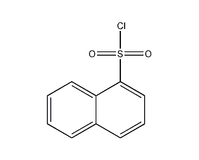 1-Naphthalenesulfonyl chloride structural formula