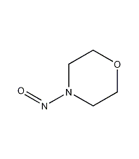 Nitrosomorpholine structural formula
