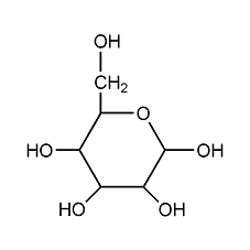 D-(+)-galactose structural formula