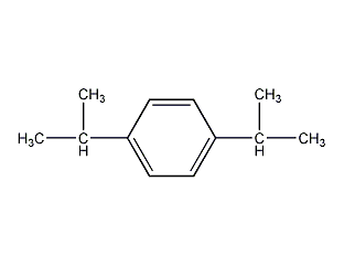 1,4-diisopropylbenzene structural formula