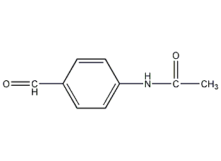 4-acetamidobenzaldehyde structural formula