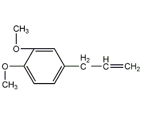 Methyl eugenol structural formula