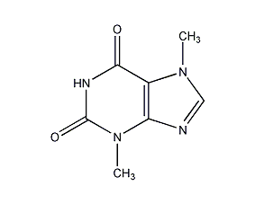 Theobromine structural formula