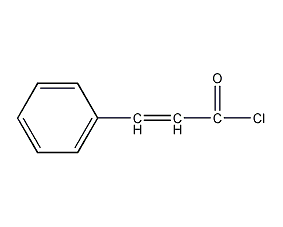 Cinnamoyl chloride structural formula