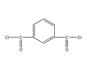 Isophthaloyl chloride structural formula
