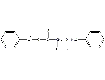 Dibenzyl succinate structural formula