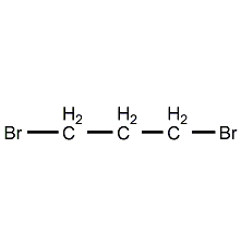 1,3-dibromopropane structural formula